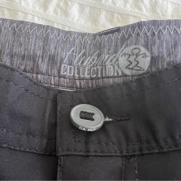 Da Hui Hybrid Collection Grey Ombre Stripe Hybrid Board Shorts, 32 - Picture 4 of 11